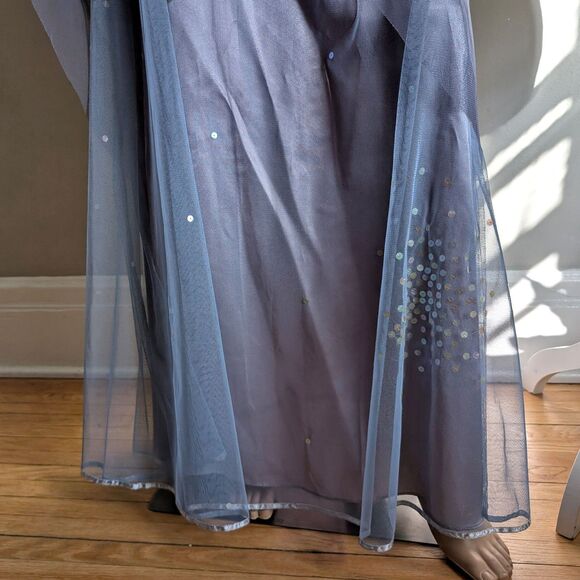 NWT Vintage Y2K Express Maxi Skirt Prom Sequin Mermaid Whimsygoth Size 7 - Picture 5 of 15